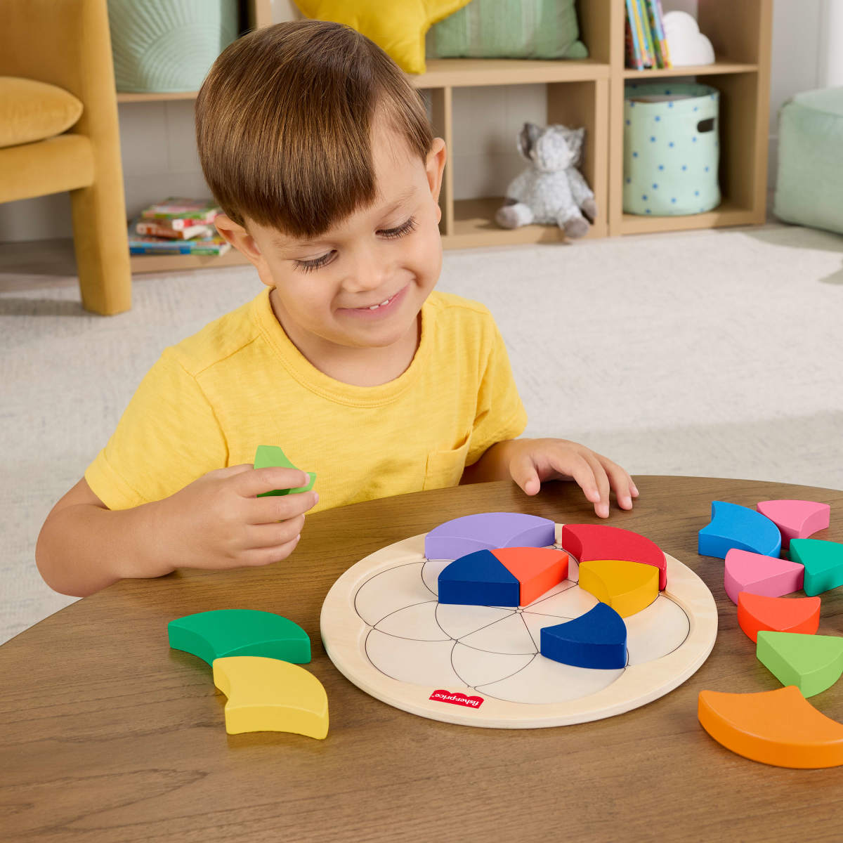 Juguete Fisher-Price Rompecabezas Colorido De Madera image number null