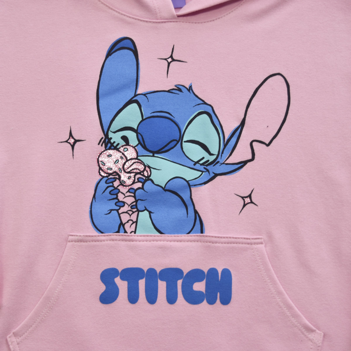 Conjunto de Pants y Sudadera con Capucha Dise&ntilde;o Disney Stitch para Ni&ntilde;a image number null