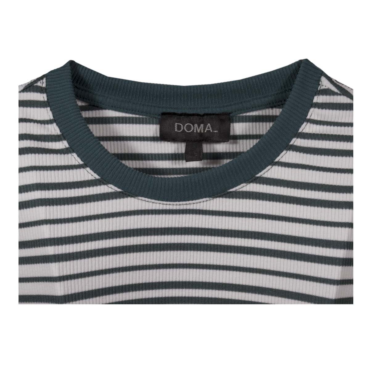 Blusa de Maternidad Cuello Redondo Con Estampado a Rayas Doma Fashion para Mujer image number null