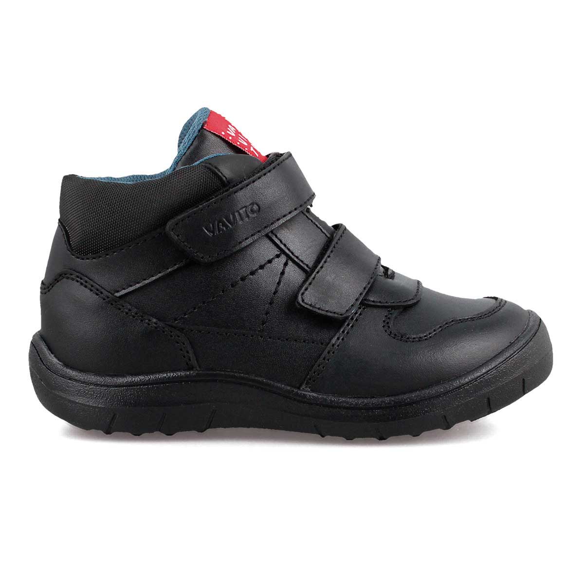 Bota Escolar Vavito Negro Ajuste Doble Velcro para Ni&ntilde;o image number null