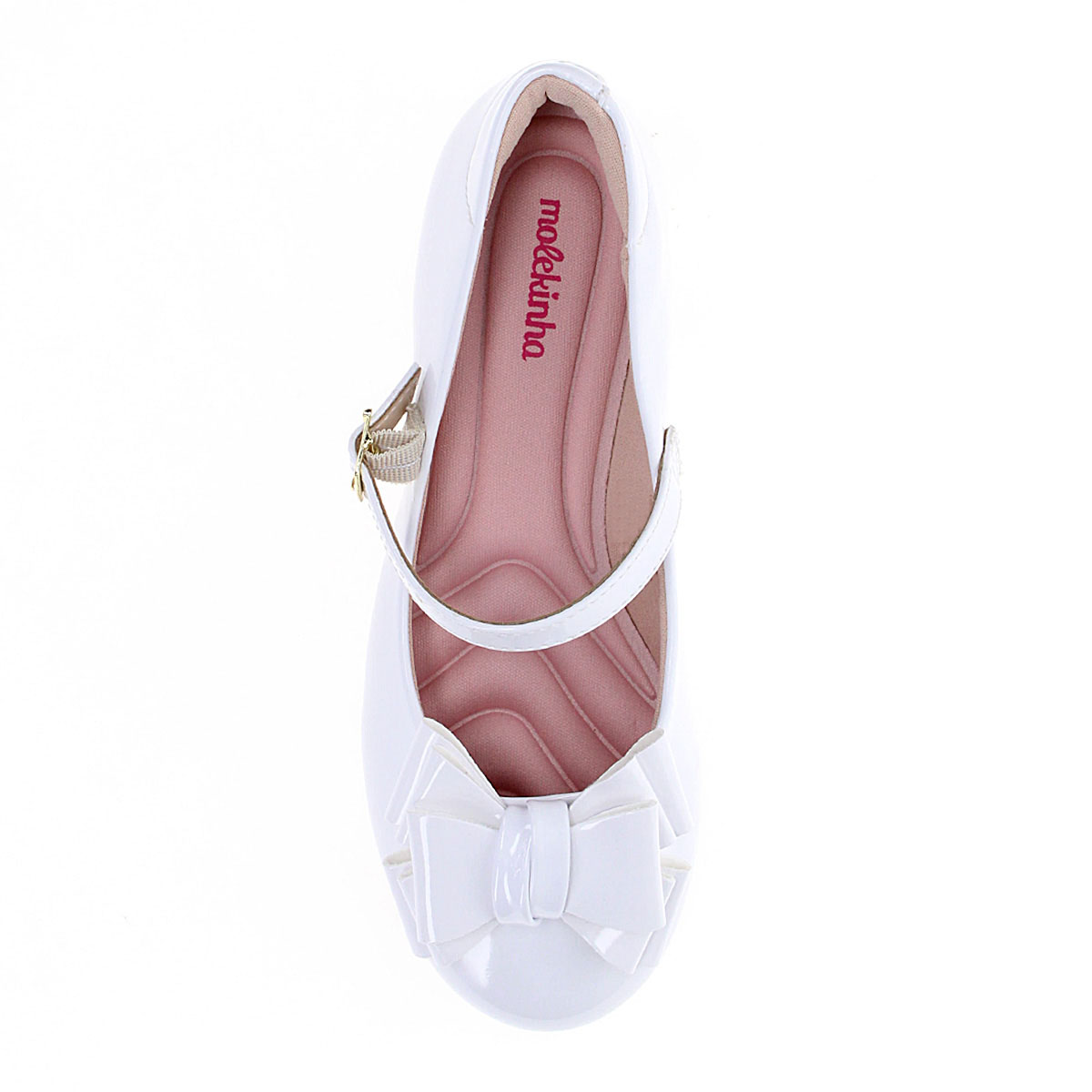 Zapato Con Hebilla 19-23 Blanco Molekinha image number null