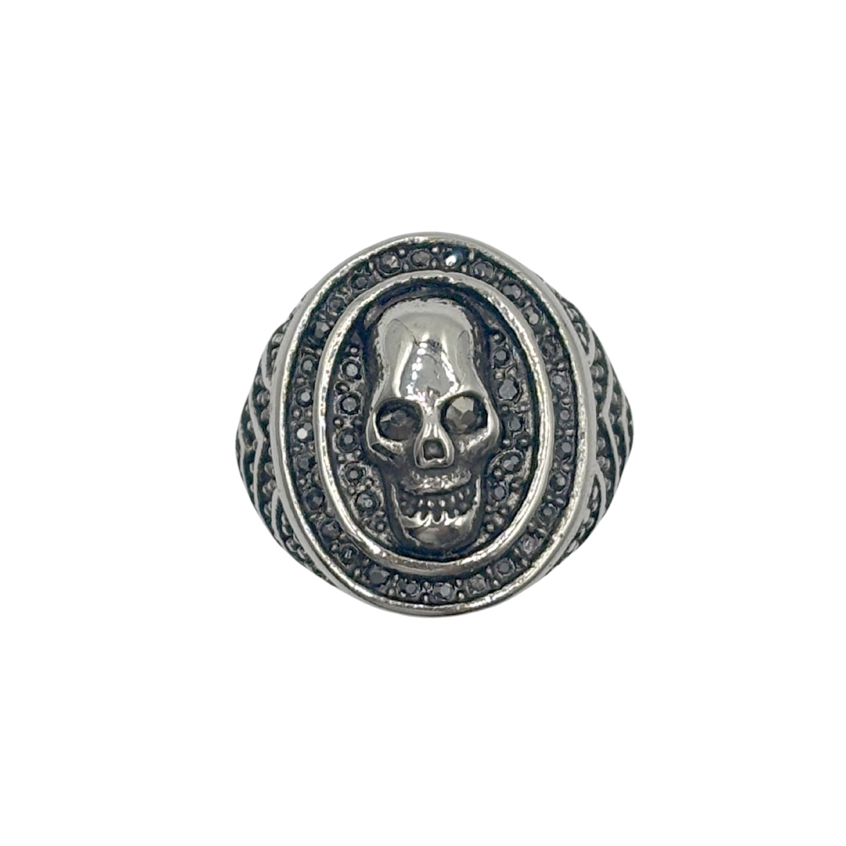 Anillo Calavera Acero H Aktuales para Hombre image number null