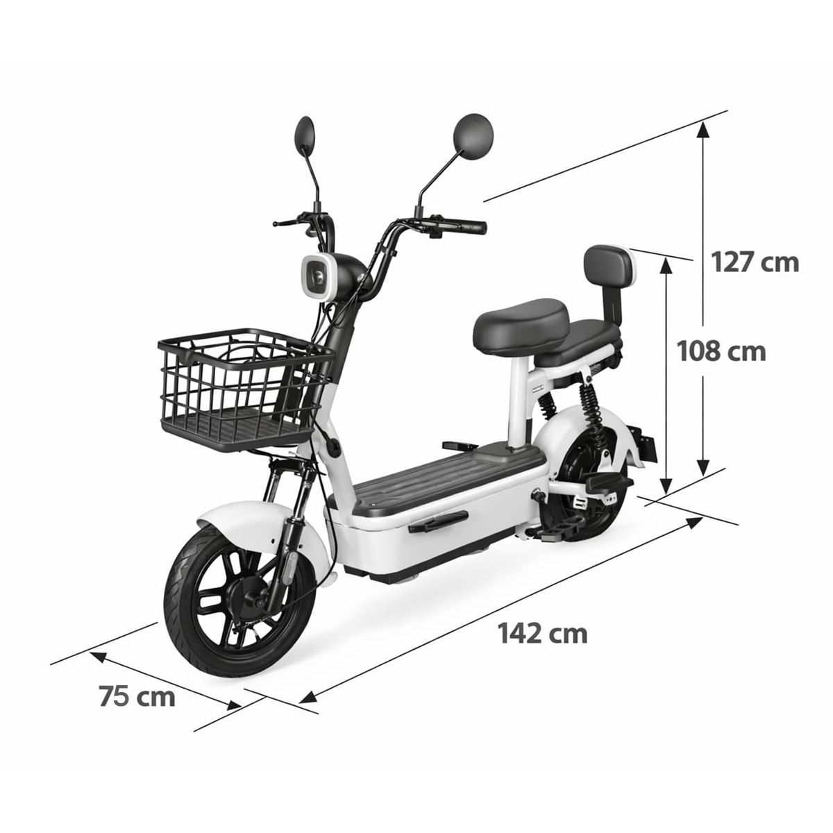 Bicicleta El&eacute;ctrica Alessia Ebikeii Beige image number null