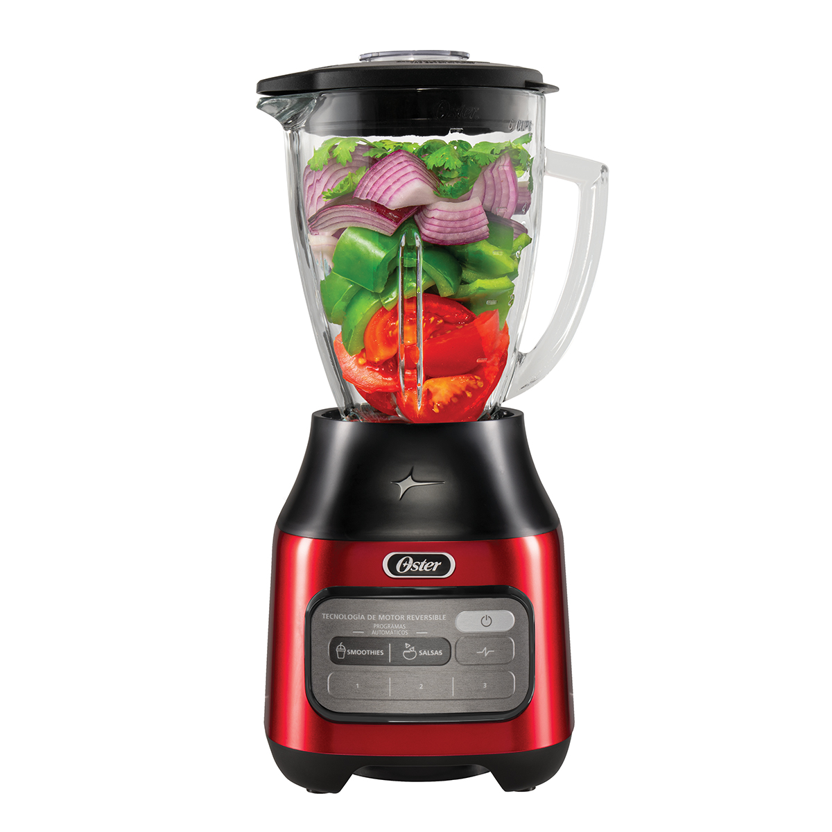 Licuadora Value Plus Reversa Roja 800w Oster image number null