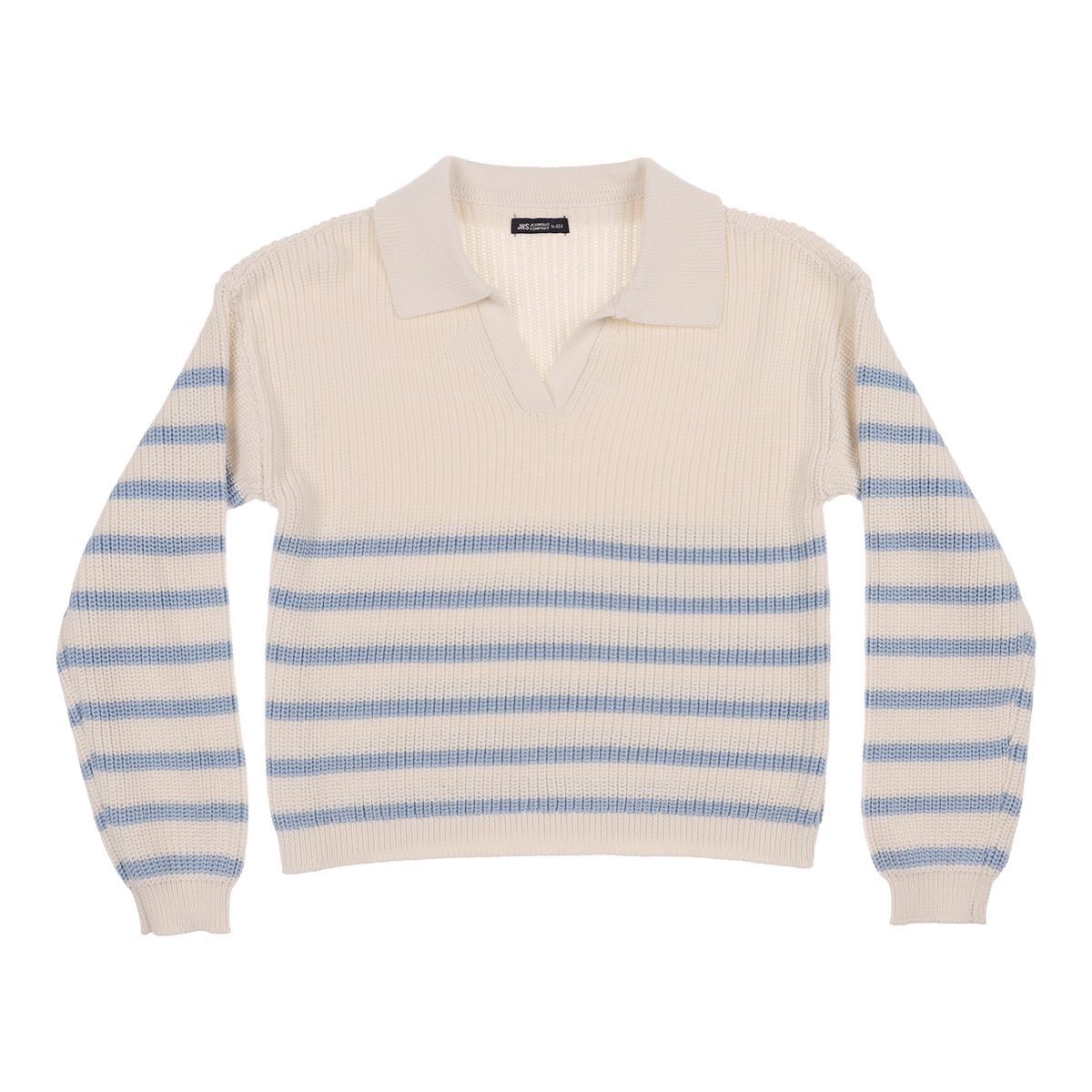 Su&eacute;ter de Punto a Rayas Cuello Camisero Jeanious para Ni&ntilde;o image number null