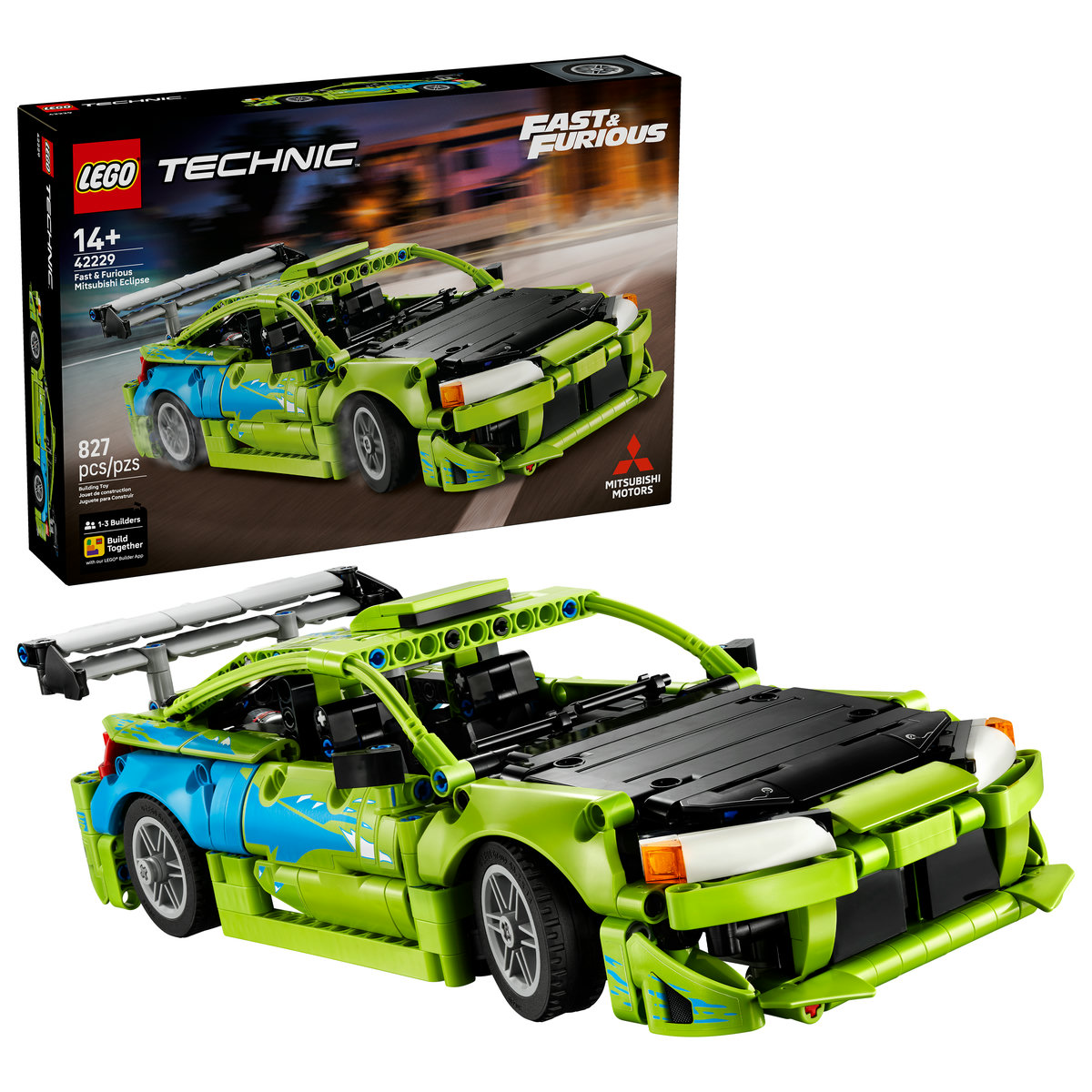 Technic Auto Mitsubishi Eclipse Fast And Furious Lego image number null