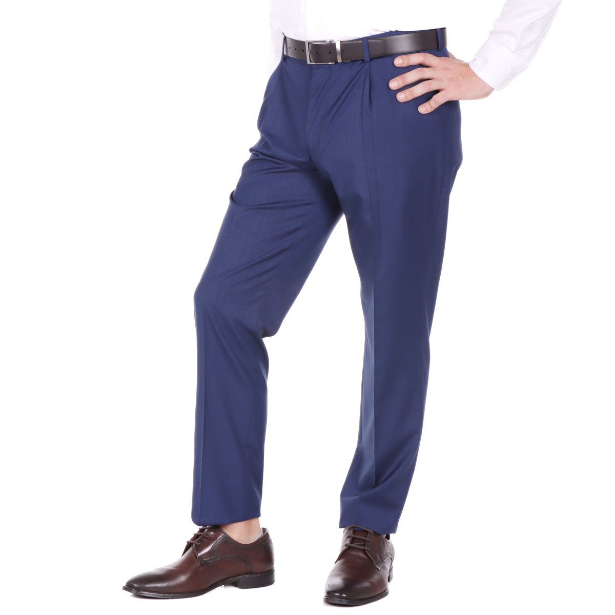 Pantal&oacute;n de Vestir Hombre Carlo Corinto Azul image number null