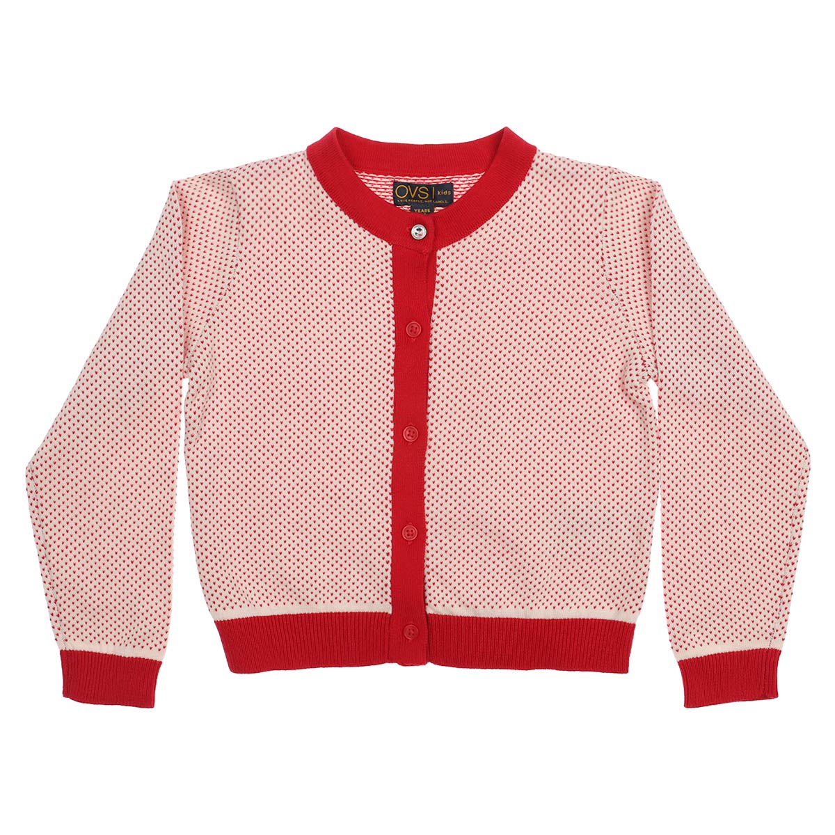 Su&eacute;ter C&aacute;rdigan Detalles Bordados Bicolor OVS Ni&ntilde;a Toddler image number null
