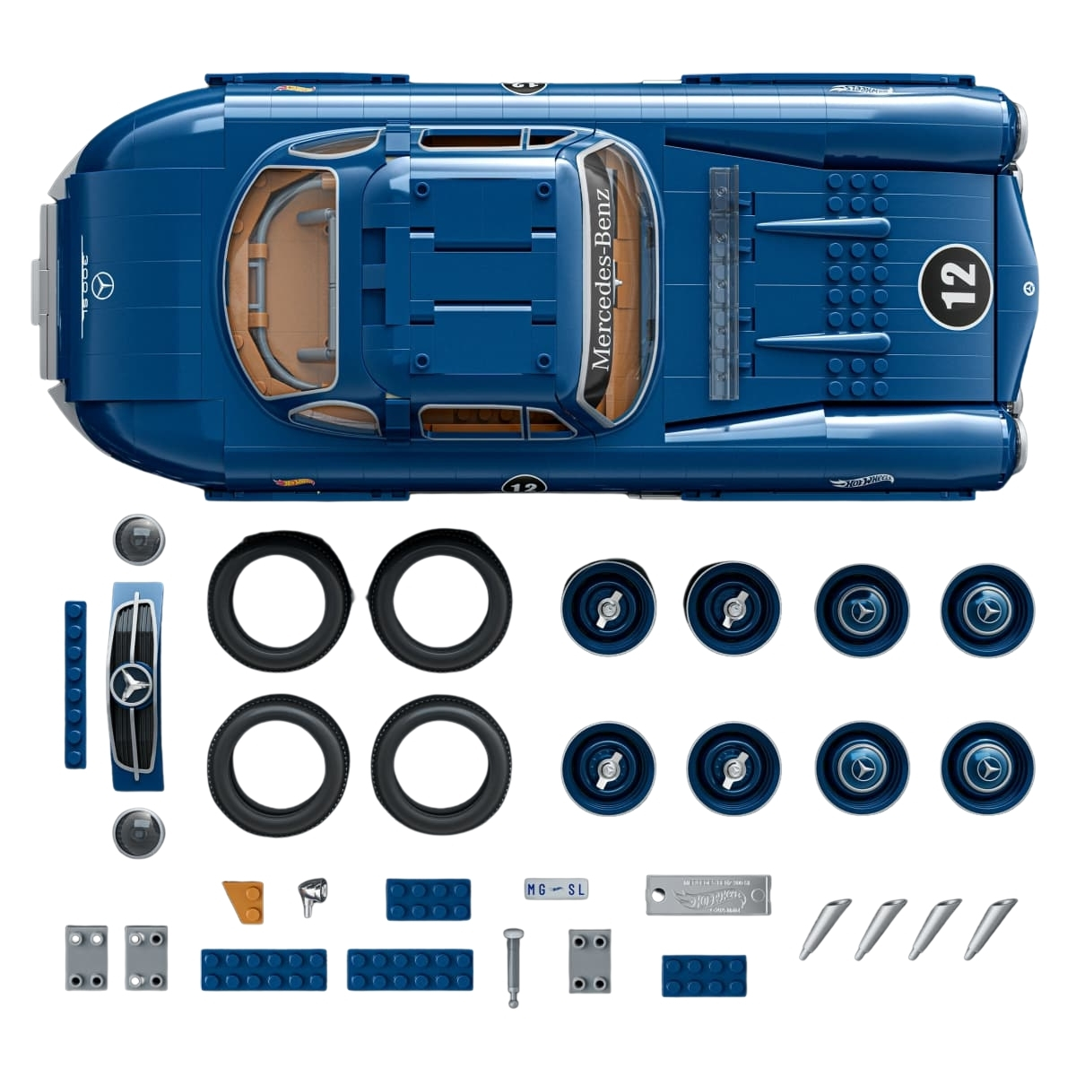 Mattel Brick Shop Mercedes Benz 300 Sl image number null