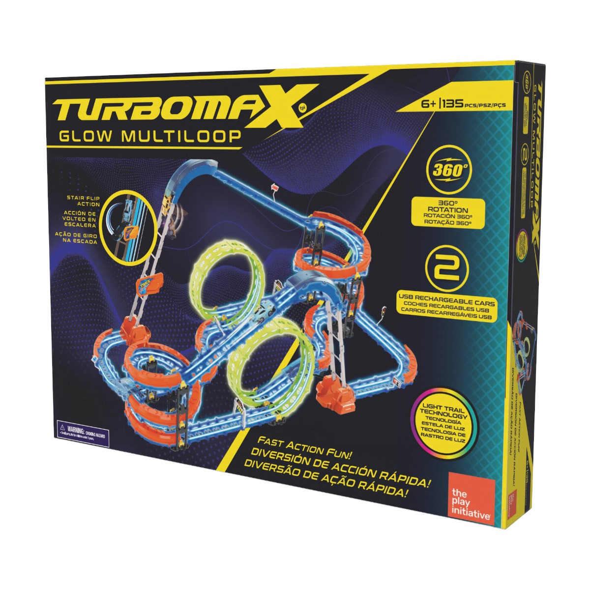 Stairflip Glow Multiloop Turbotrax Pista Carreras image number null