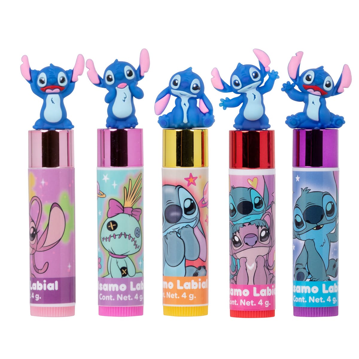 Set Cosm&eacute;ticos Lip Balm Stitch Disney para Ni&ntilde;a image number null