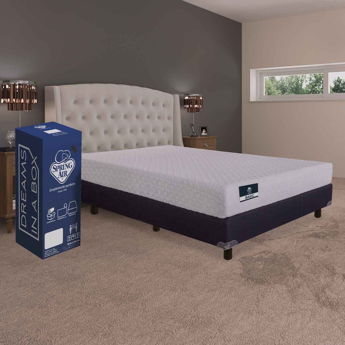 Colch&oacute;n en Caja King Size Basic Dreams Spring Air image number null