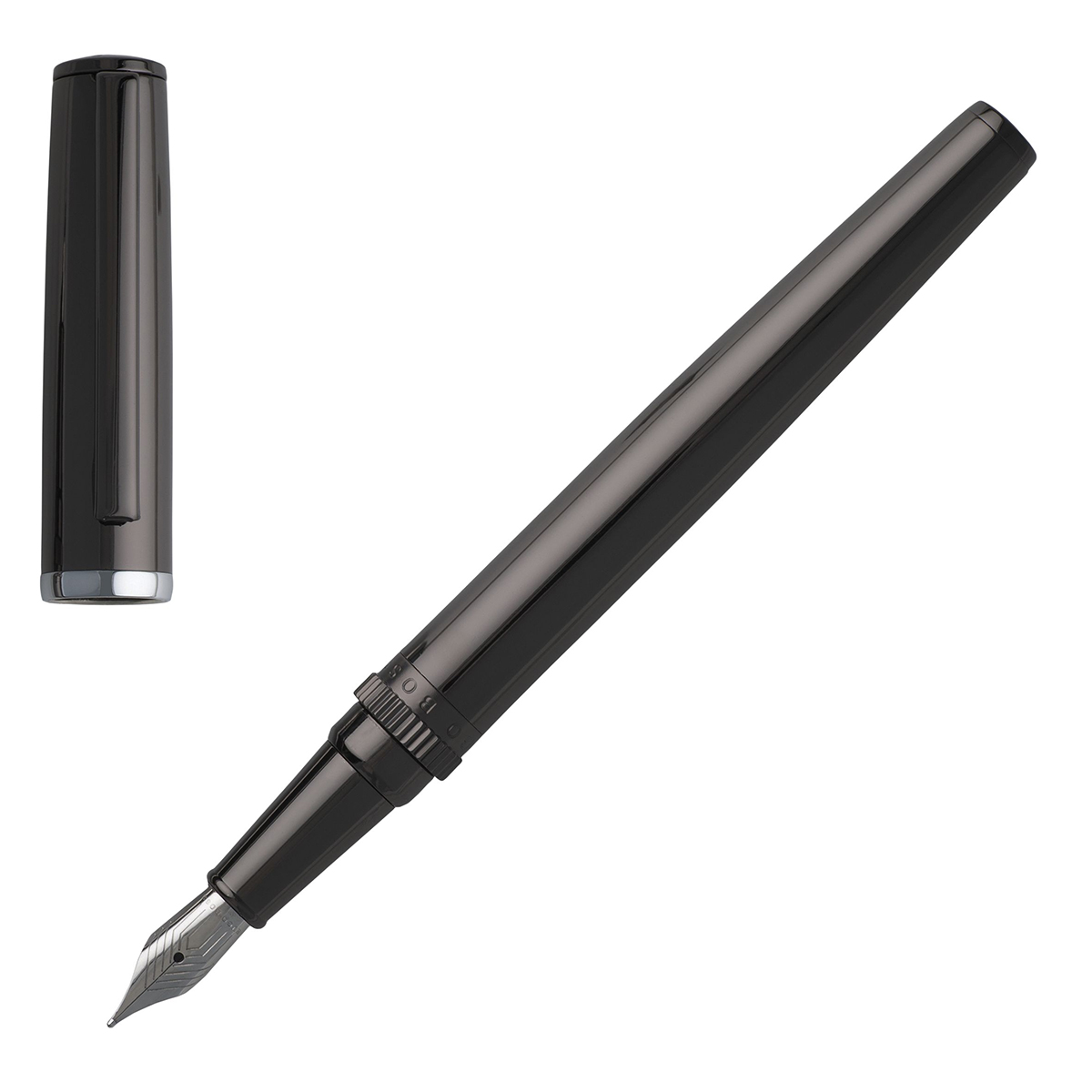 Pluma Fuente Gear Metal Dark Chrome image number null