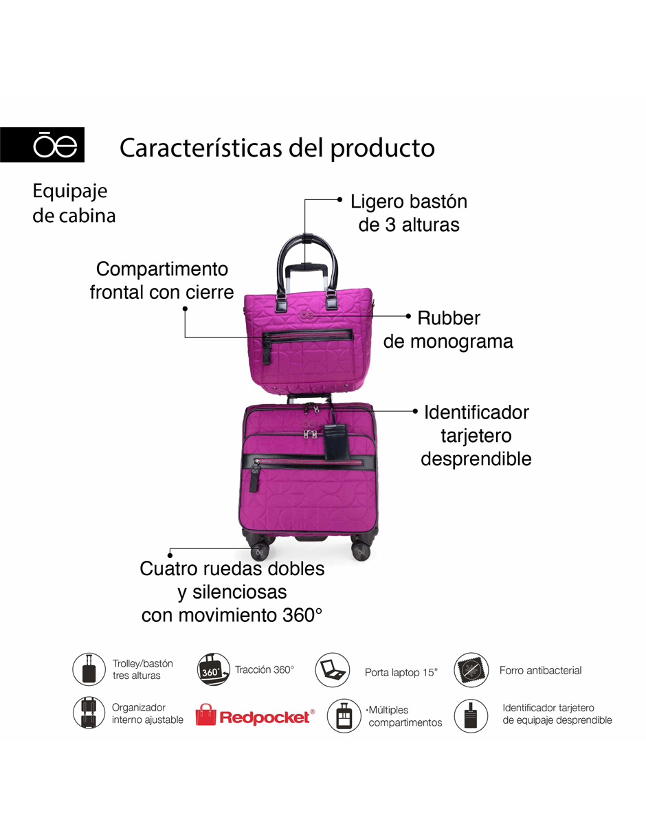 Set de Maleta para Viaje 20" Linea Raglan Li image number null
