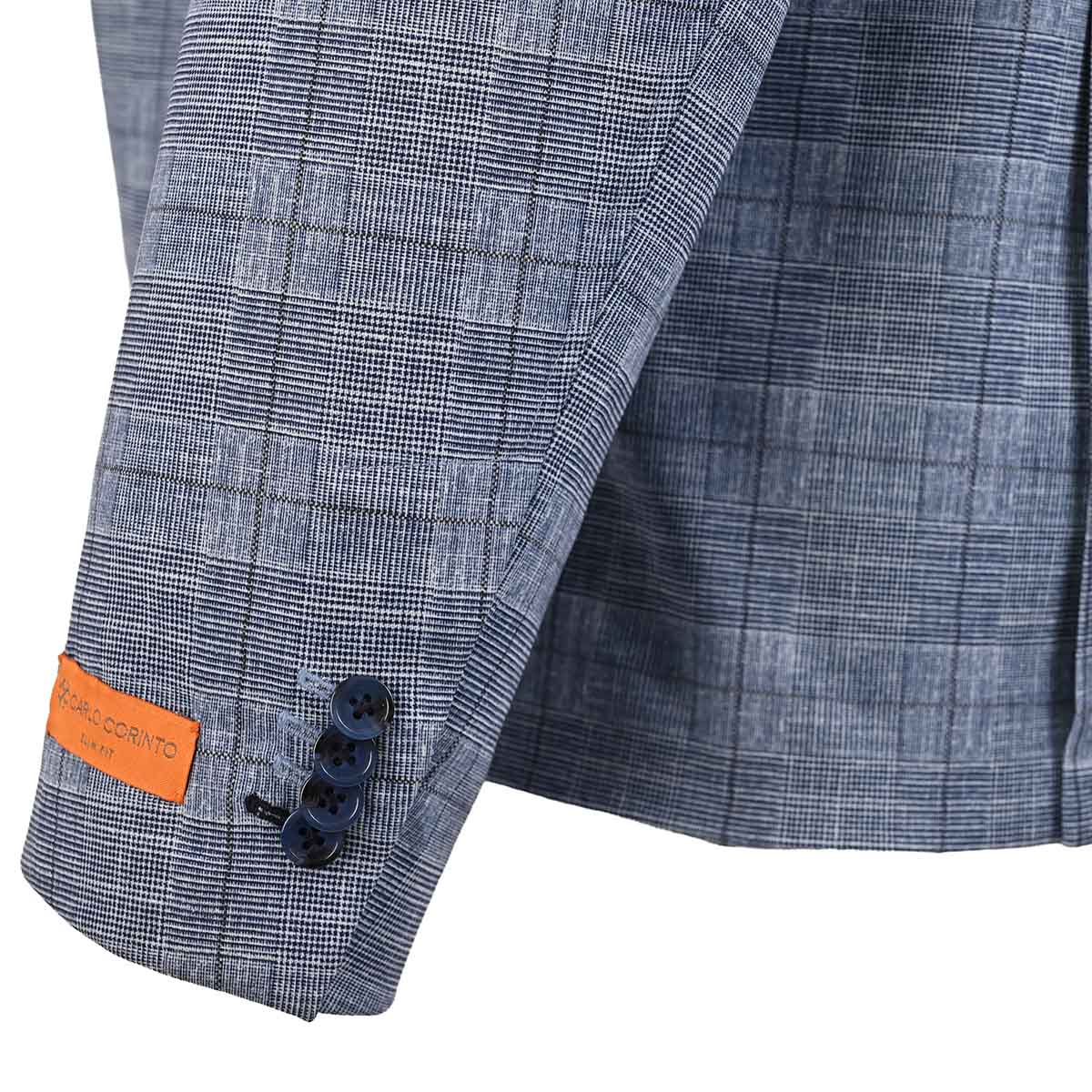 Saco Casual Carlo Corinto Cuadros para Hombre Plus image number null