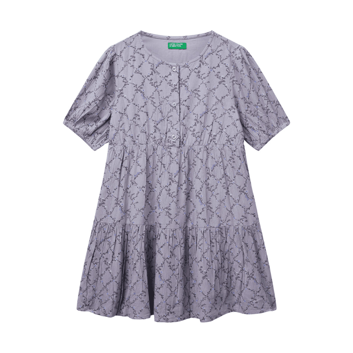 Vestido Julieta Manga Corta Benetton para Ni&ntilde;a image number null