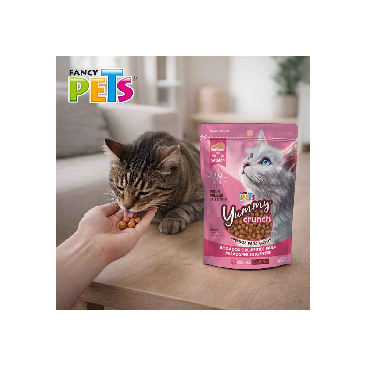 Yummy Crunchy Premios Para Gatos 50 Gr Fancy Pets image number null