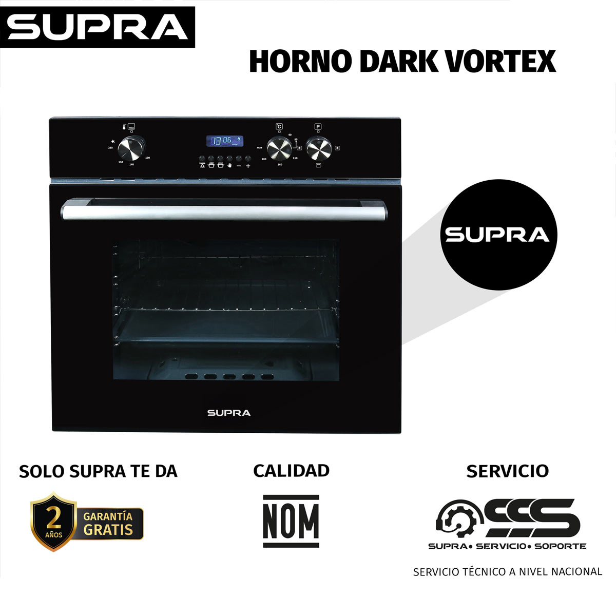 Horno Empotrable 60 cm Supra image number null