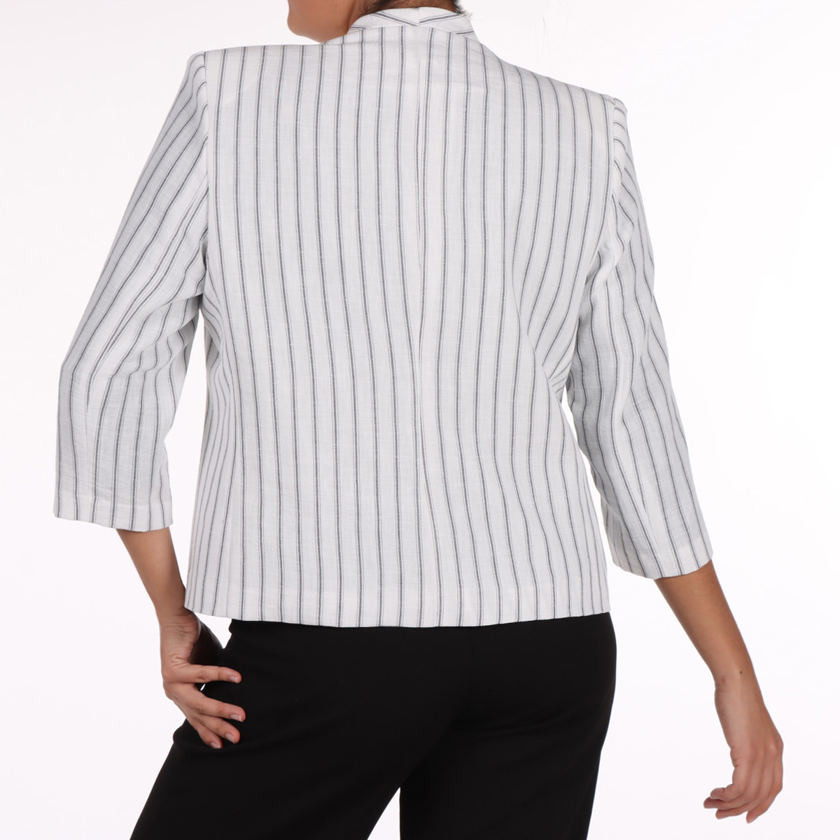 Saco Rayas Manga 3/4 Elegante Diva By Gamus para Mujer image number null