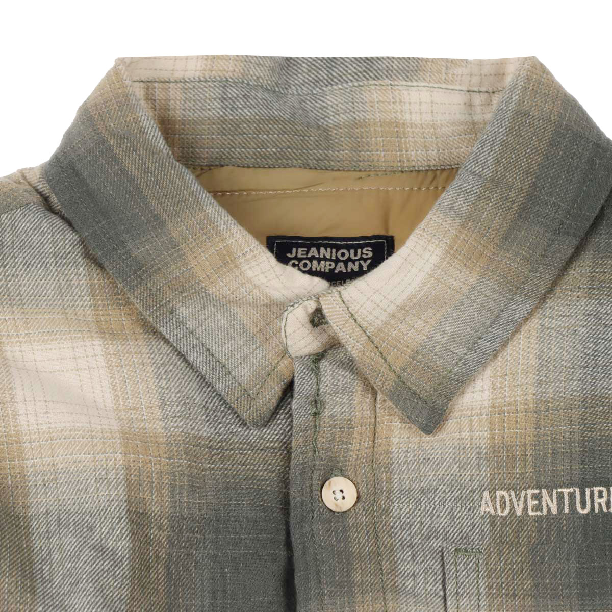 Sobrecamisa Cuadros Tonos Tierra de Algod&oacute;n Jeanious Ni&ntilde;o image number null