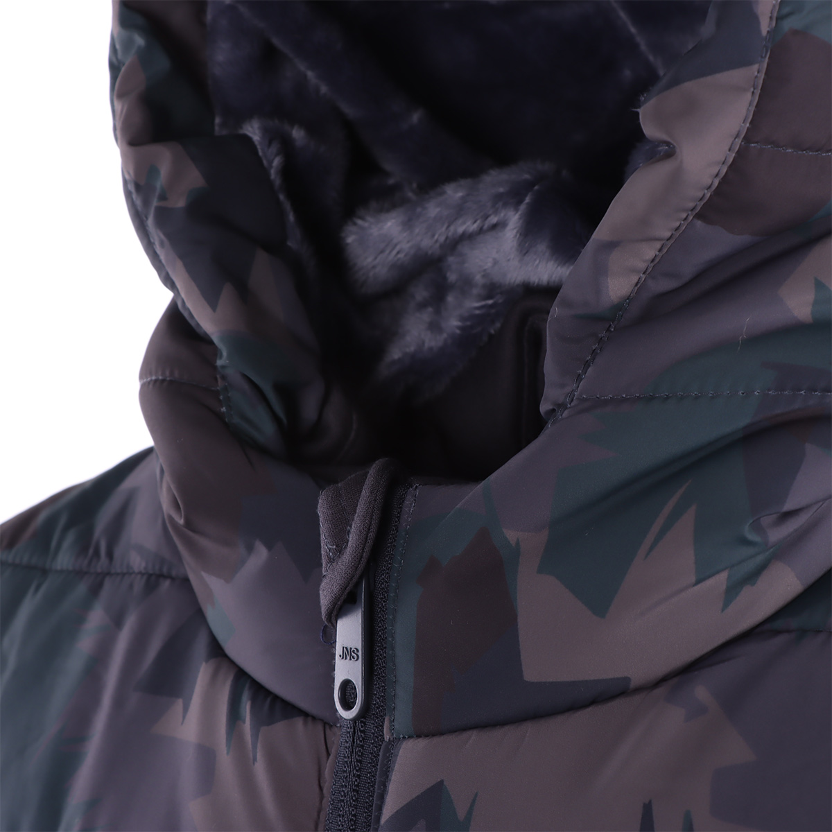 Chaleco Camuflaje Capitonado con Capucha Jeanious para Ni&ntilde;o image number null