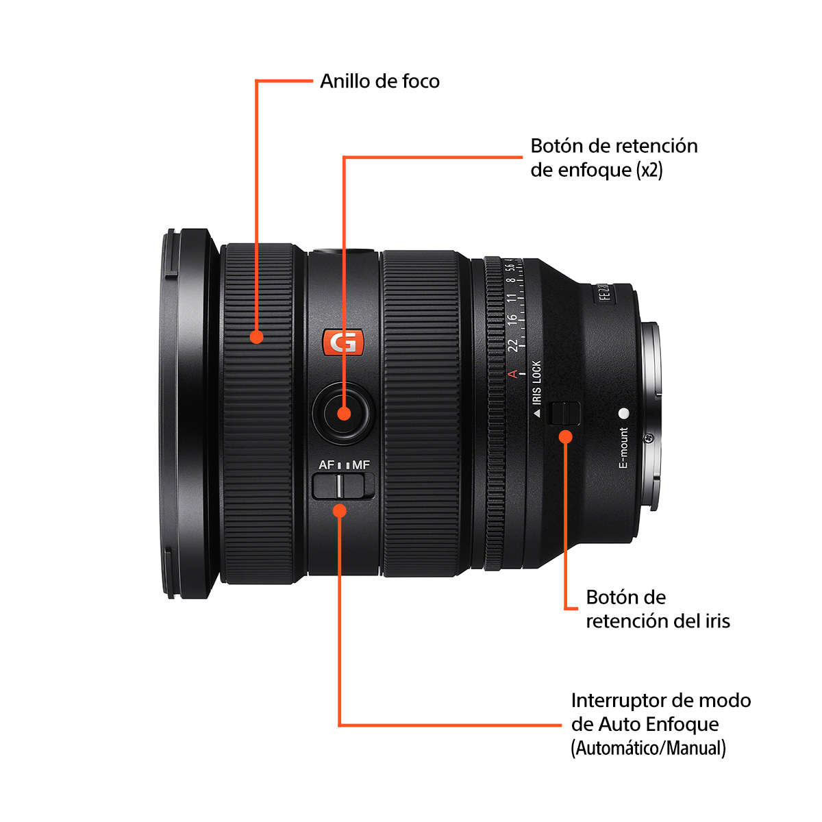 Lente Sony Fe 16-35 Mm Zoom Gran Angular F2.8 Gm2 image number null