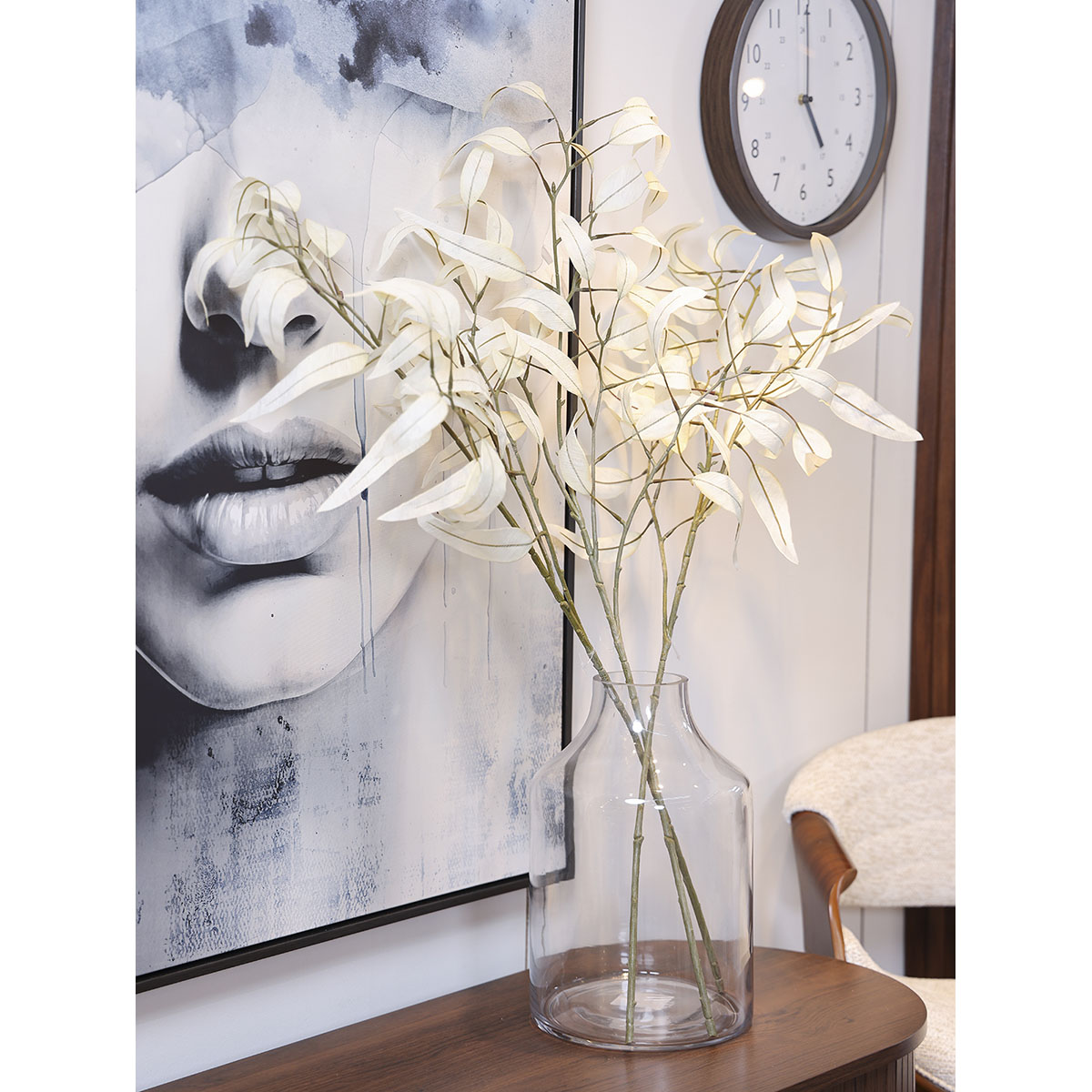 Florero Decorativo Claro De Vidrio 32 Cm Concepts image number null