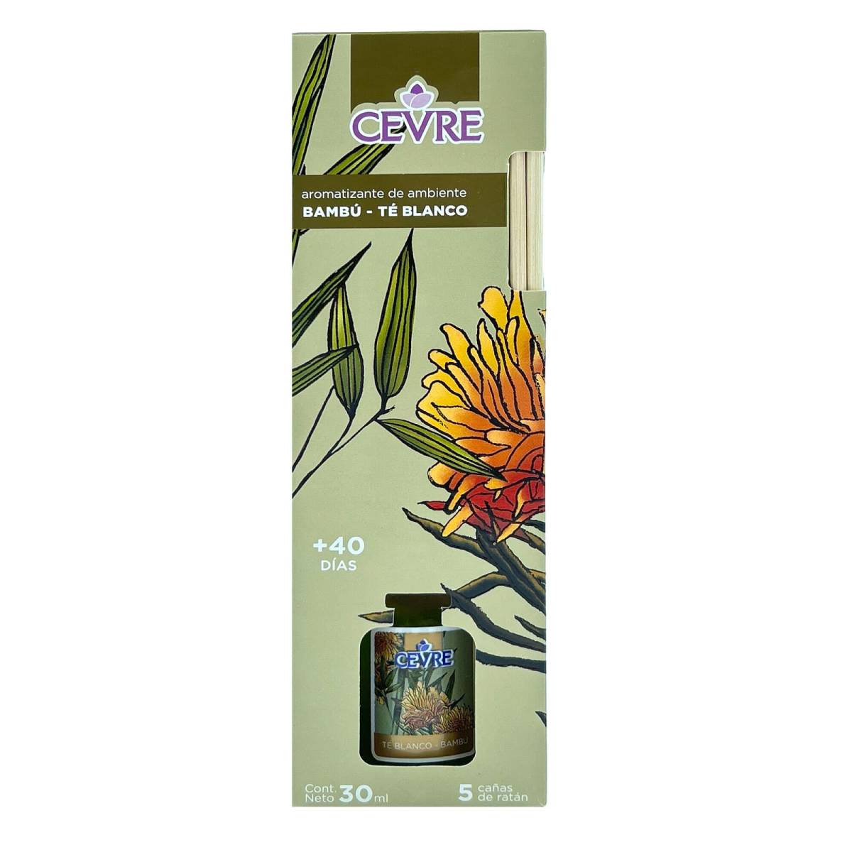 Ambientador Bamb&uacute; T&eacute; Blanco 28 ML image number null
