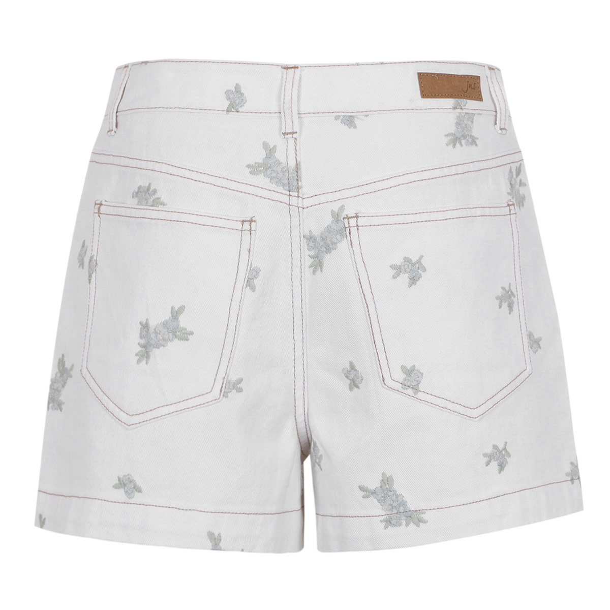 Short Bordado Flores Jeanious Para Mujer Junior image number null