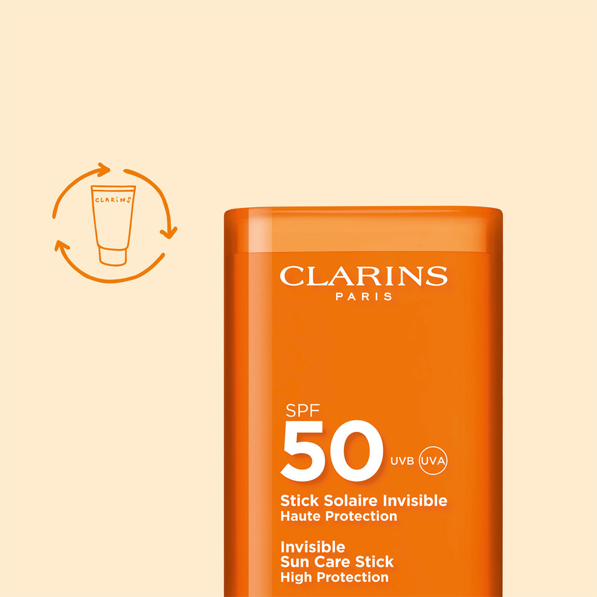 Protector Solar en Barra Invisible Sun Care Stick SPF50 Clarins image number null