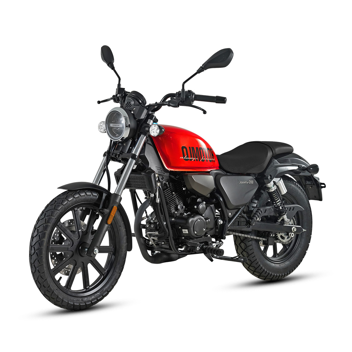 Motocicleta Chopper Qjmotor Srv 200 2025 Rojo image number null