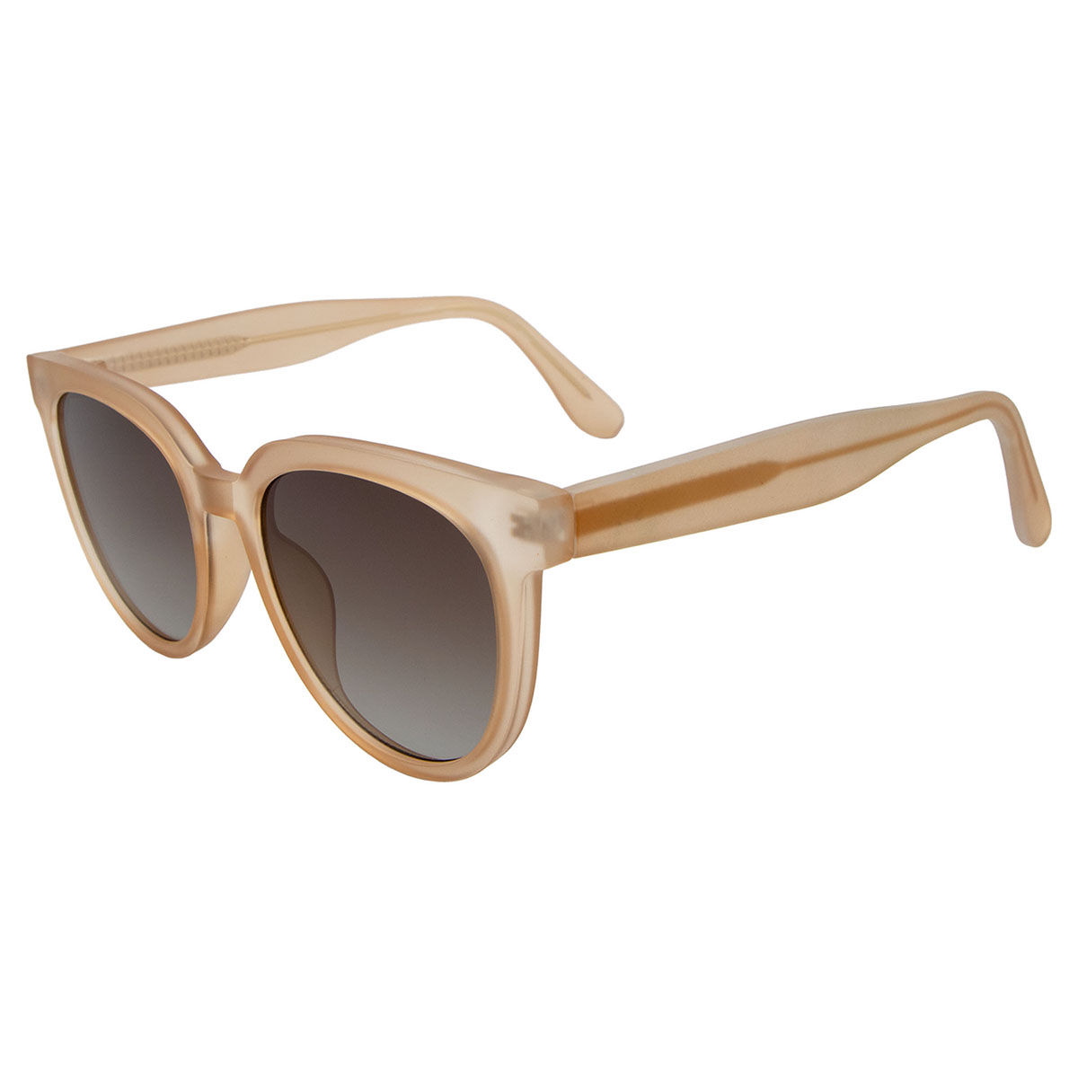 Lentes De Sol Redondos Pasta Nude Micas Caf&eacute;s Para Mujer Westies image number null