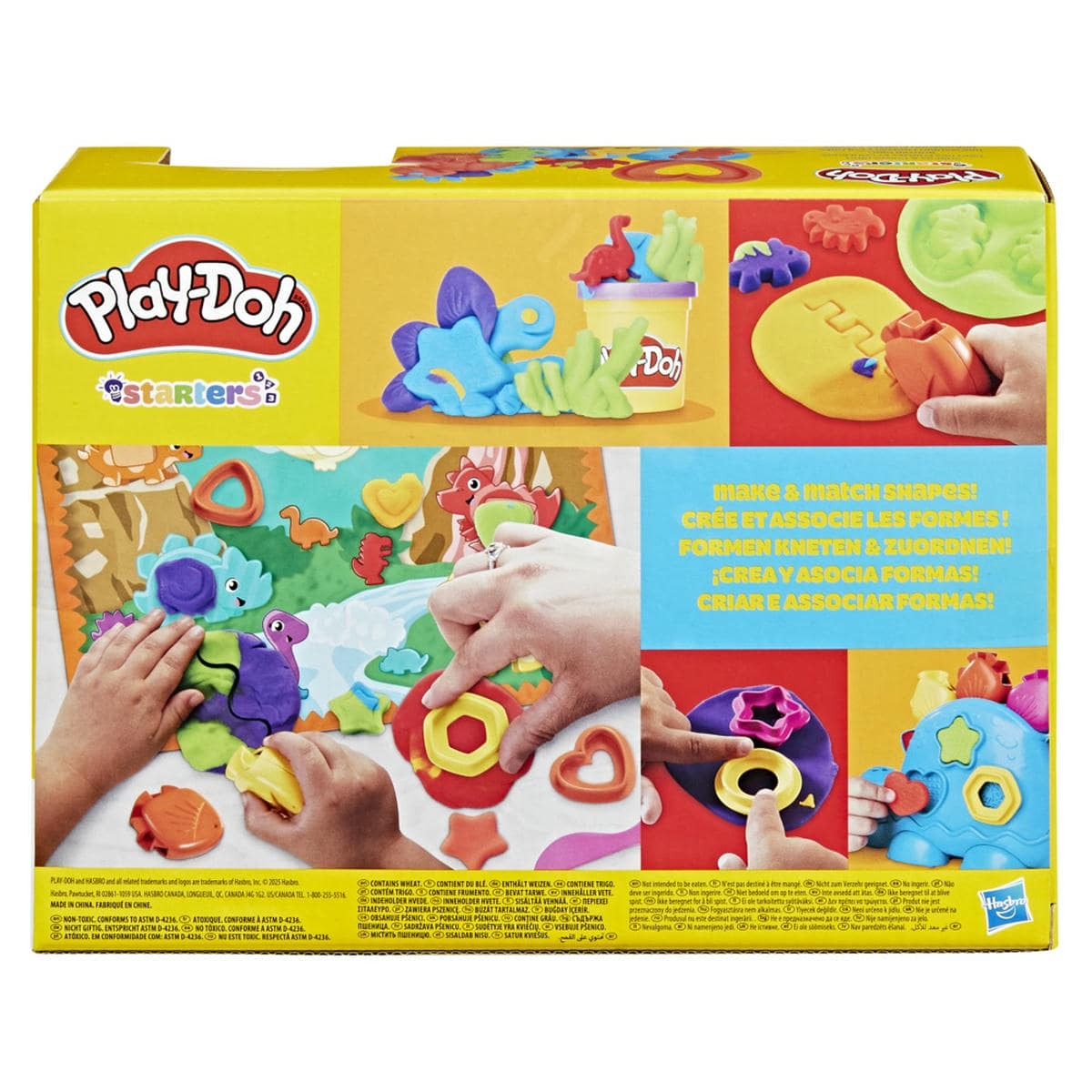 Starters, Dinosaurio Formas y Colores Play-Doh image number null