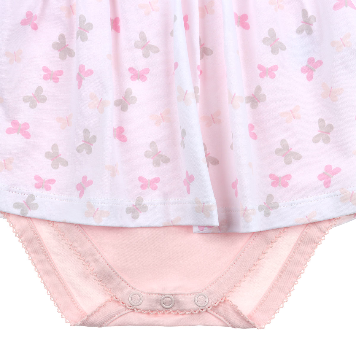 Vestido Body Mariposas Algod&oacute;n Carosello Beb&eacute; Ni&ntilde;a image number null