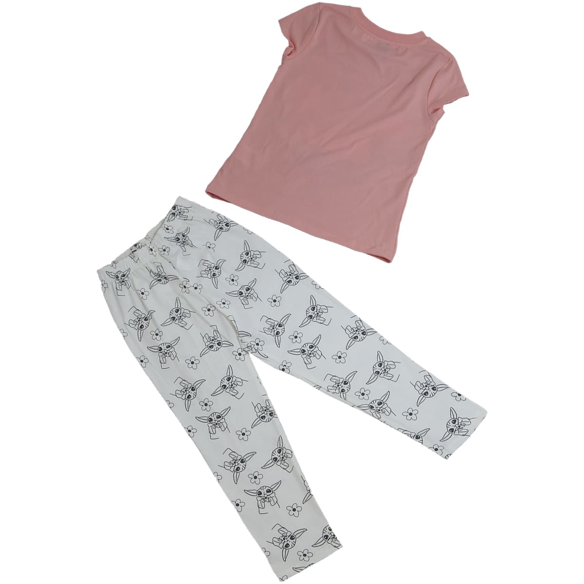 Pijama de Playera Manga Corta con Pantal&oacute;n Dise&ntilde;o Star Wars para Ni&ntilde;a image number null