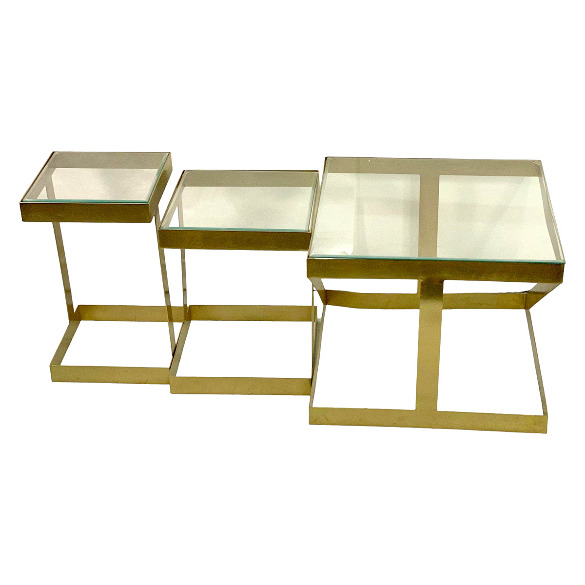 Juego De 3 Mesas Colecci&oacute;n Bombay Luxe Gold Concepts Life image number null