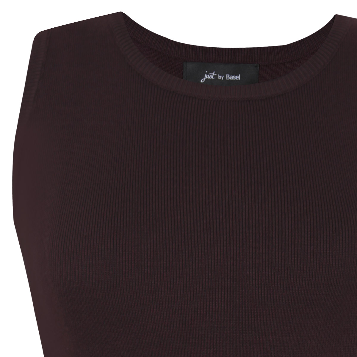 Blusa de punto con tiras de cristal para Mujer Petite JUST BY BASEL image number null
