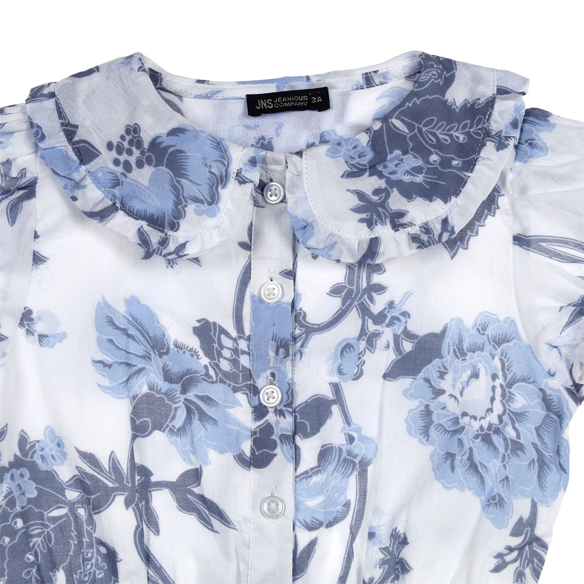 Blusa Floral Cuello Peter Pan Jeanious Toddler Ni&ntilde;a image number null