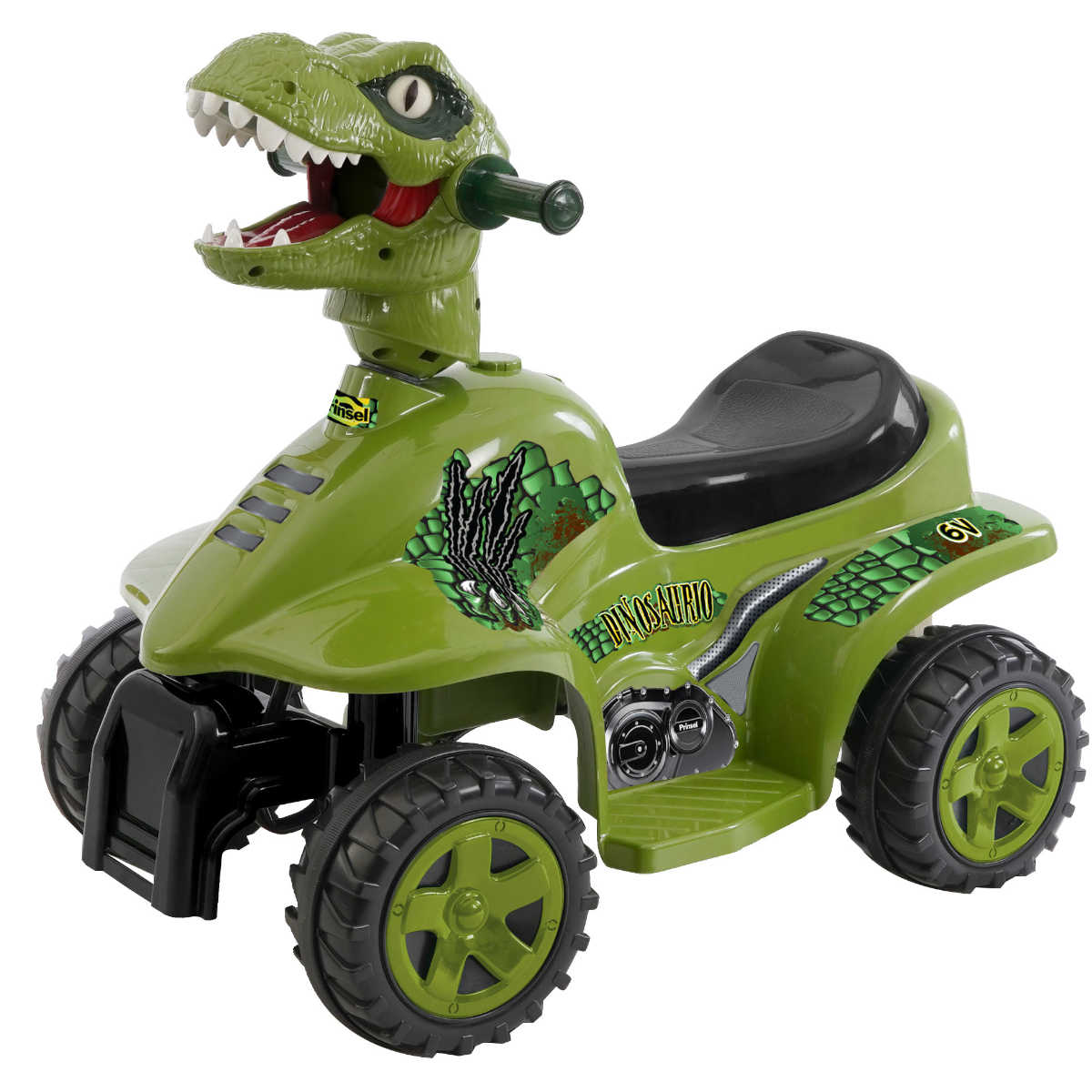Moto El&eacute;ctrica Mini Quad Dinosaurio Prinsel image number null