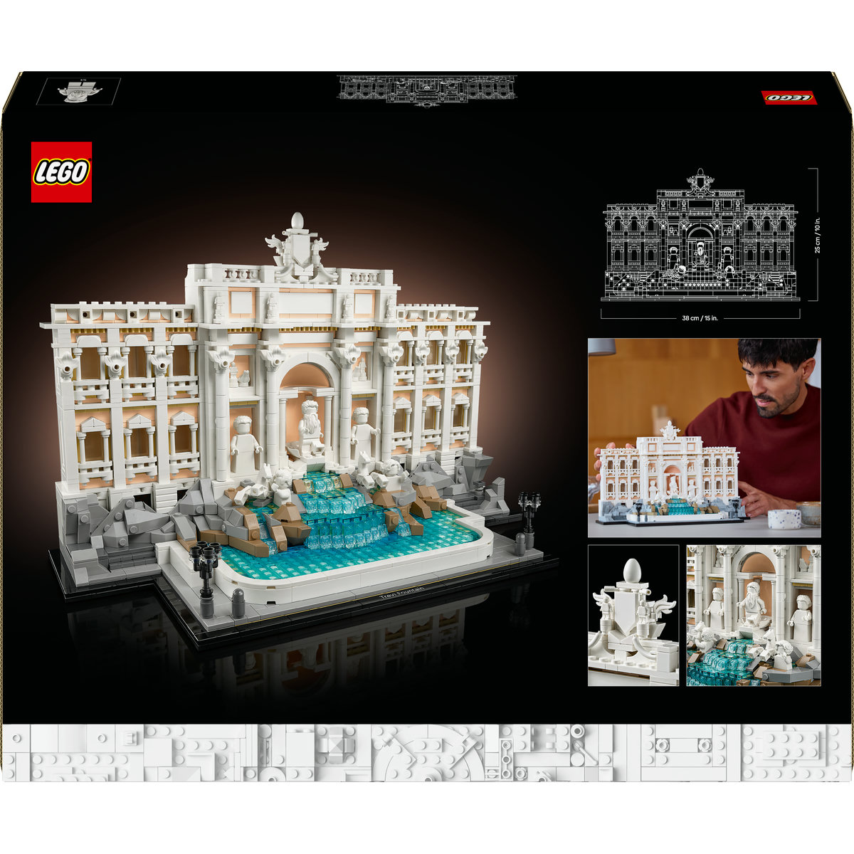 LEGO&reg; Architecture Modelo de Fontana di Trevi image number null