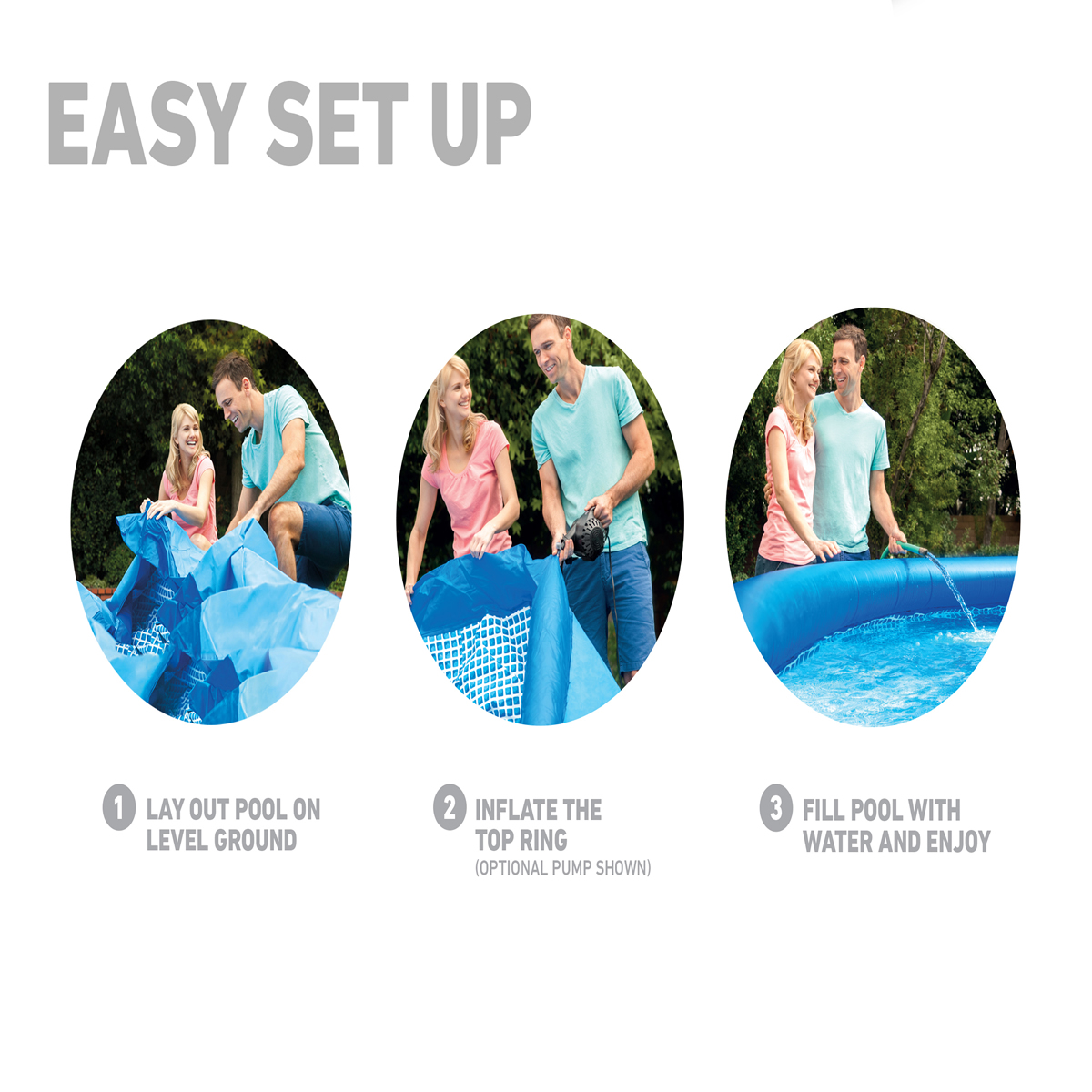 Piscina Easy Set 28106NP Intex image number null