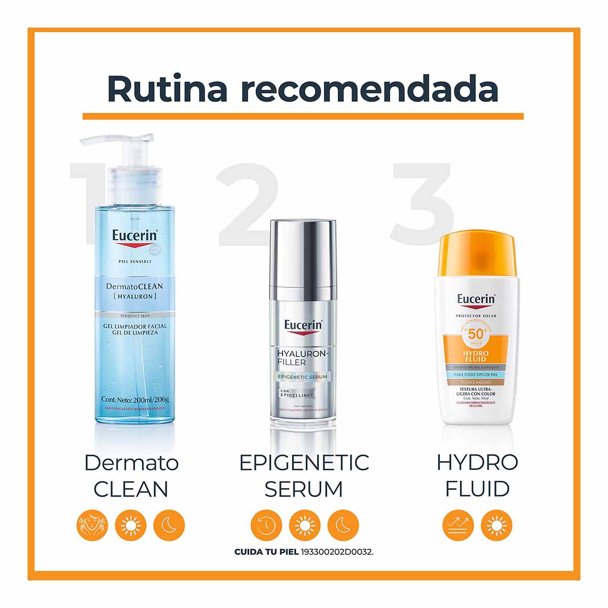 Eucerin Sun Hydrofluid Tono Medio FPS50+ image number null