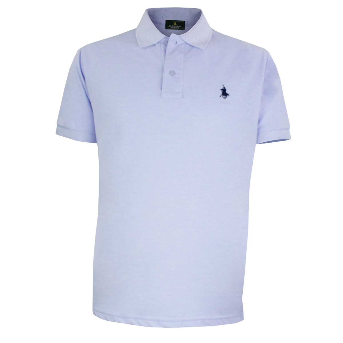 Playera Talla Plus Polo Manga Corta Jaspe Cielo RCB Polo Club Modelo elo 104Bpcielo Para Hombre image number null