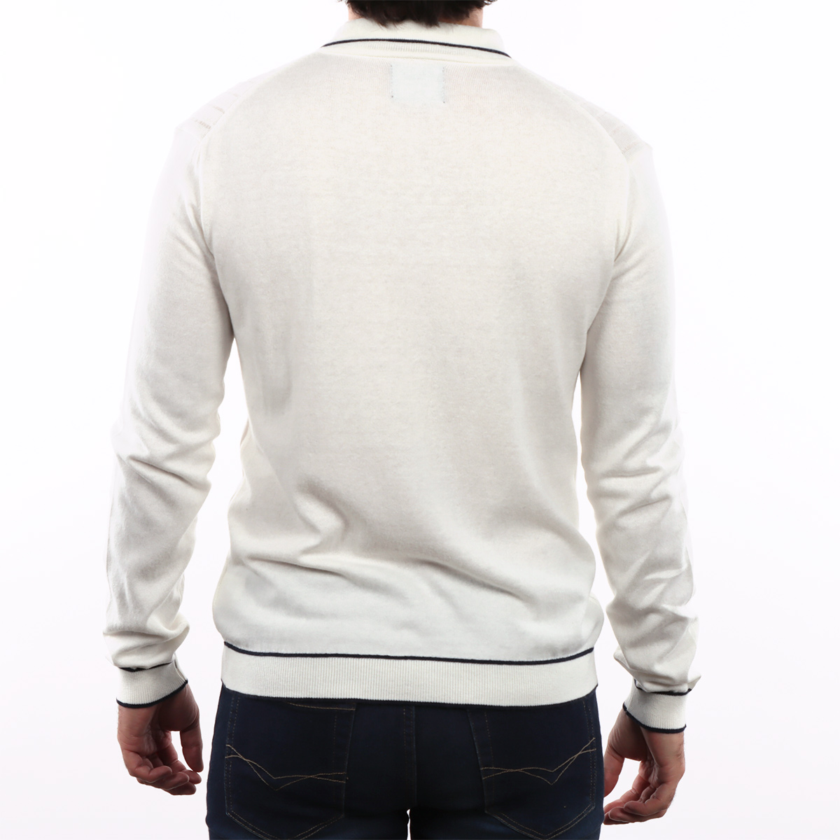 Su&eacute;ter Estilo Cardigan Textura Acanalada JNS para Hombre image number null