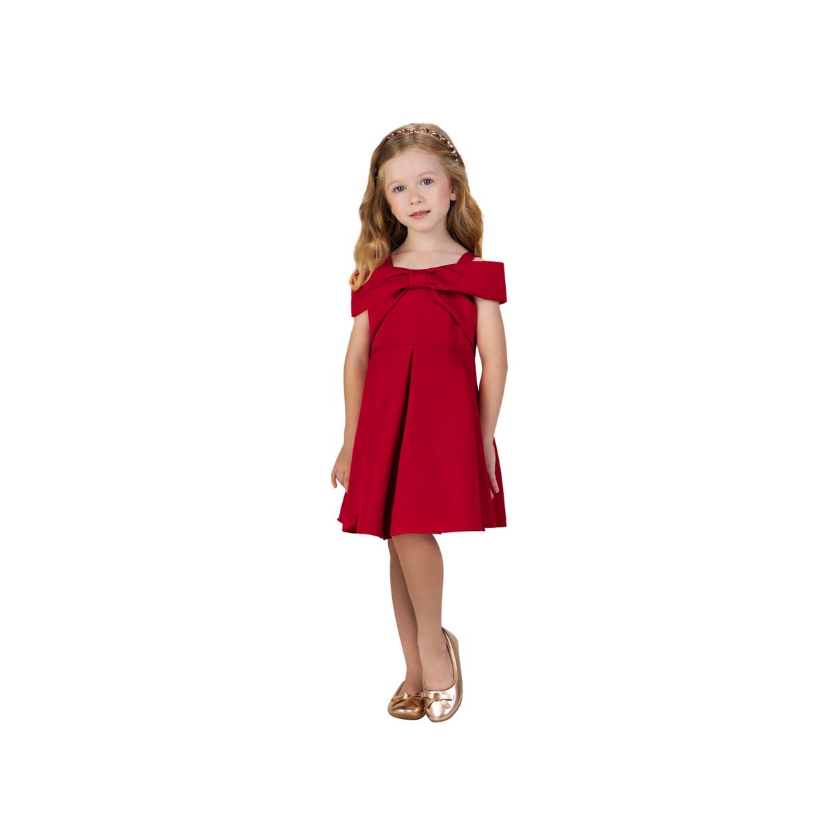 Vestido de Tirante con Mo&ntilde;o Liso Milon para Beb&eacute; Ni&ntilde;a image number null