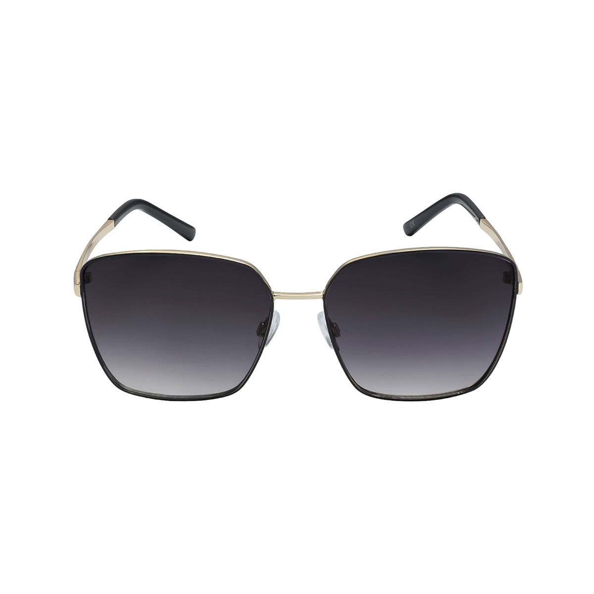 Lentes de Sol cuadrados metal dorado-negro Emanuel Ungaro image number null