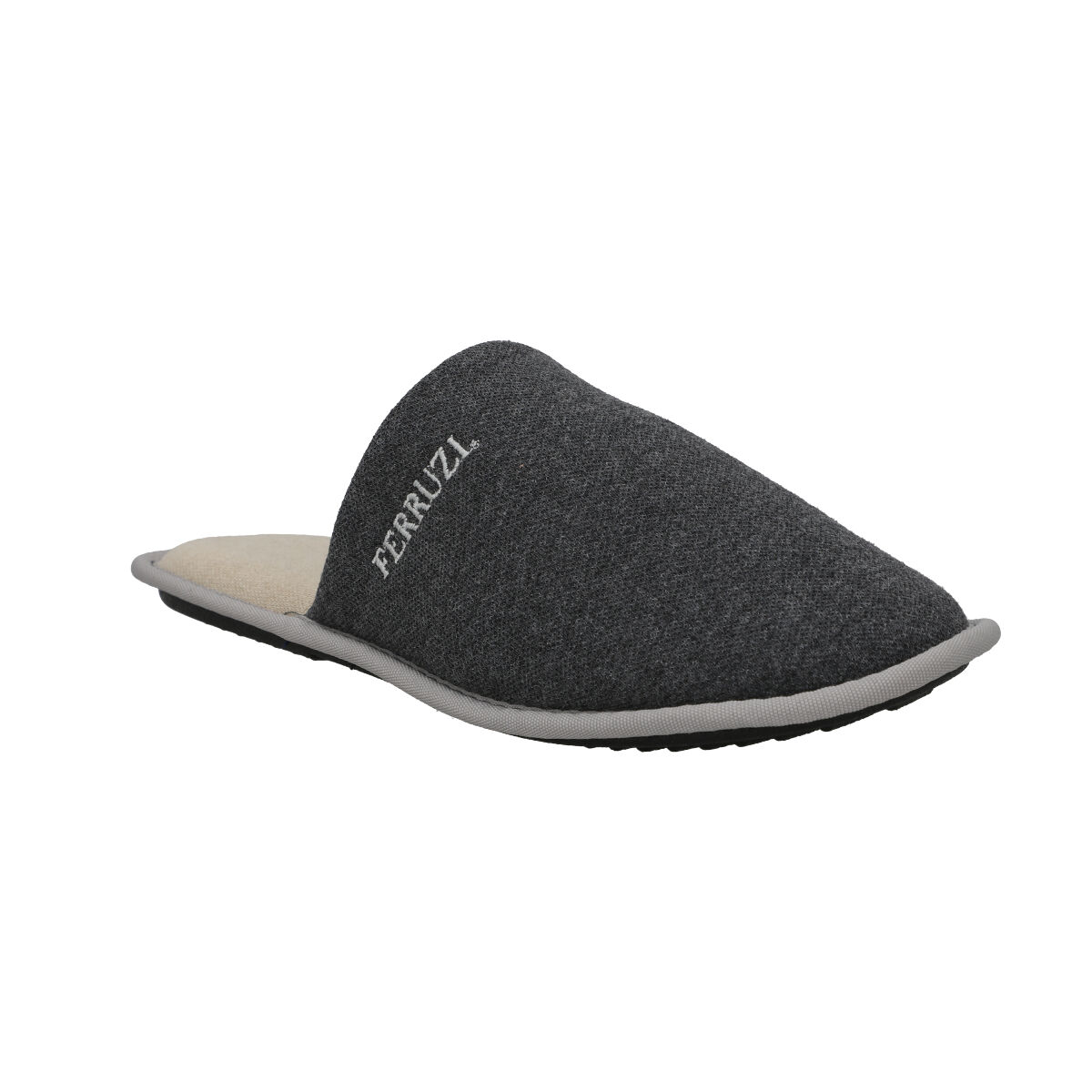 Pantufla Destalonada Ferruzi Gris para Hombre image number null