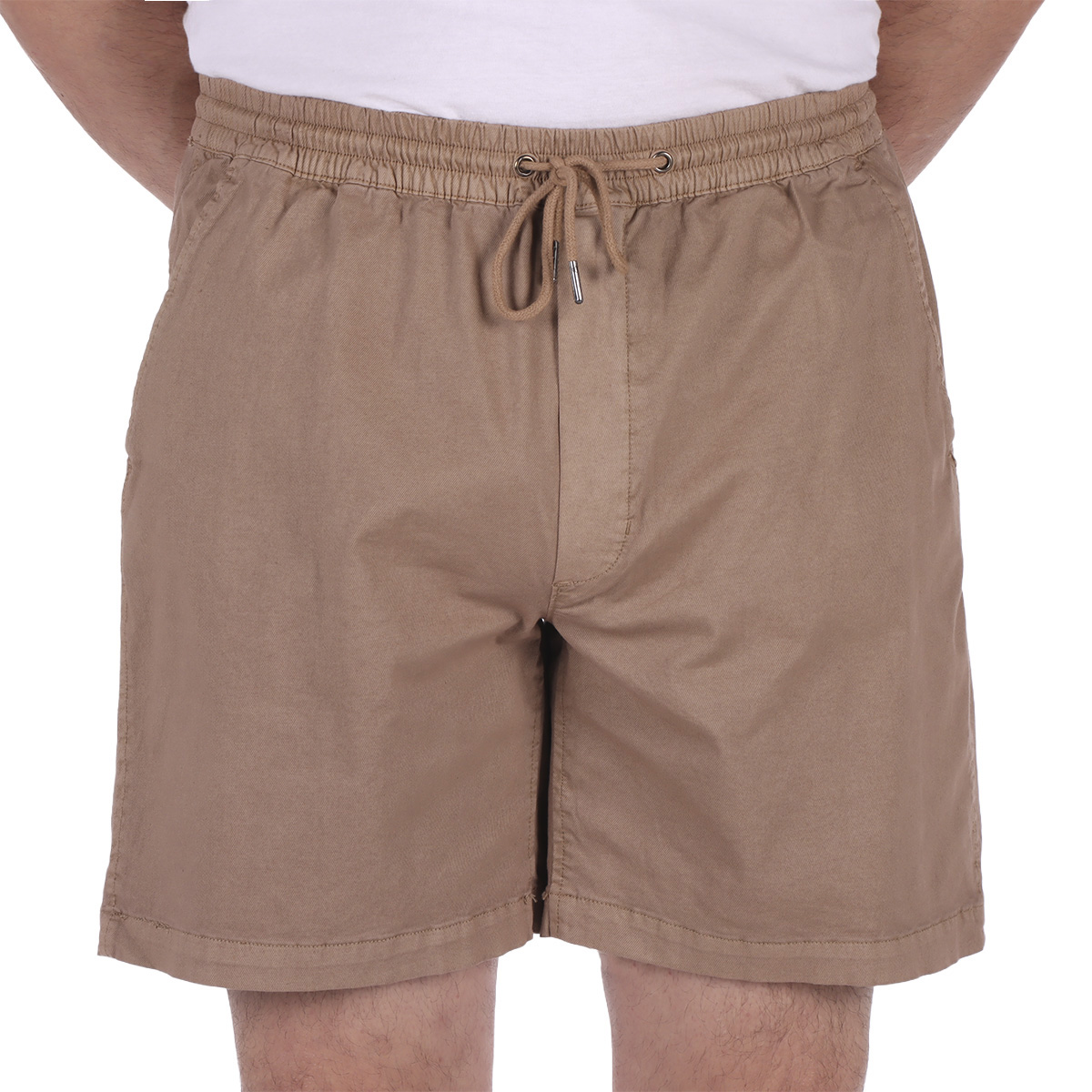 Bermuda de Gabardina Cintura El&aacute;stica Jeanious para Hombre image number null