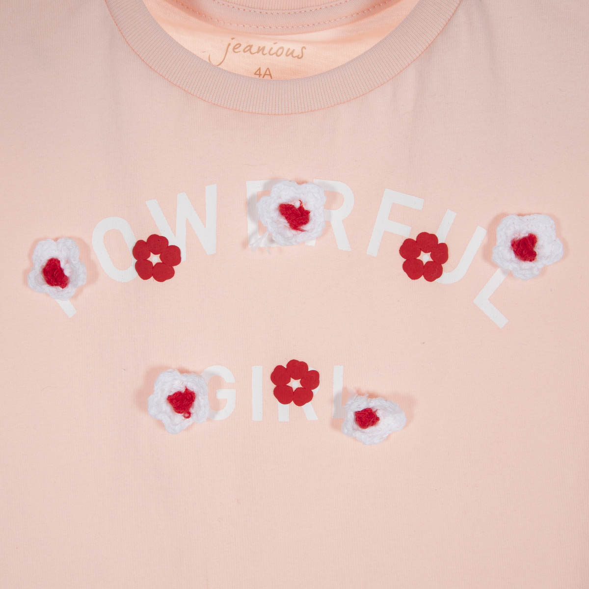 Playera para beb&eacute; ni&ntilde;a Jeanious image number null