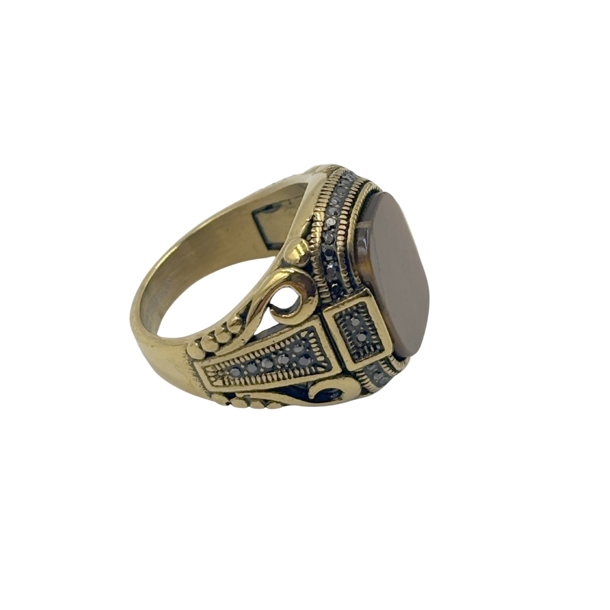 Anillo Ojo Tigre Acero Inox H Aktuales para Hombre image number null